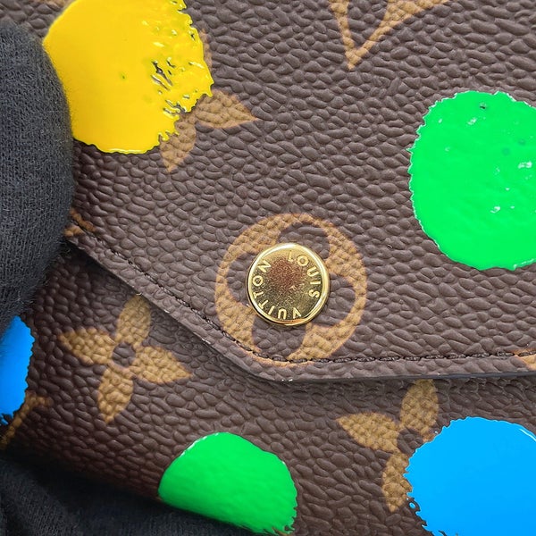 ルイヴィトン 長財布 モノグラム・ペインティッド ドット LV×YK ポルトフォイユ･サラ NM M81980 LOUIS VUITTON 草間彌生