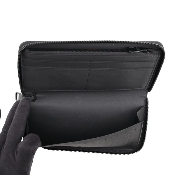 ルイヴィトン モノグラム・アンプラント インフィニティ ドット LV × YK ジッピーウォレット・ヴェルティカル M81904 草間彌生 黒 ブラック