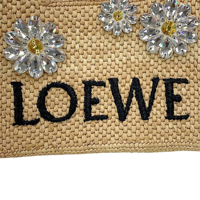 ロエベ ハンドバッグ フォント トート ミニ ラフィア レザー ALF1V46X12 LOEWE 2way