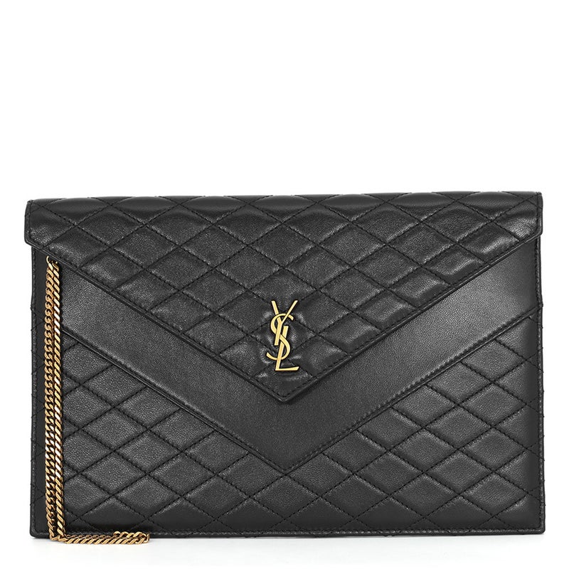 サンローランパリ クラッチバッグ ギャビー ラムスキン 685596 SAINT LAURENT PARIS 黒