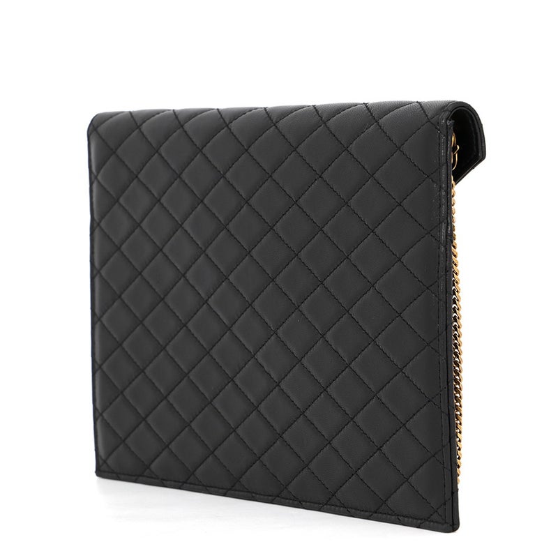 サンローランパリ クラッチバッグ ギャビー ラムスキン 685596 SAINT LAURENT PARIS 黒