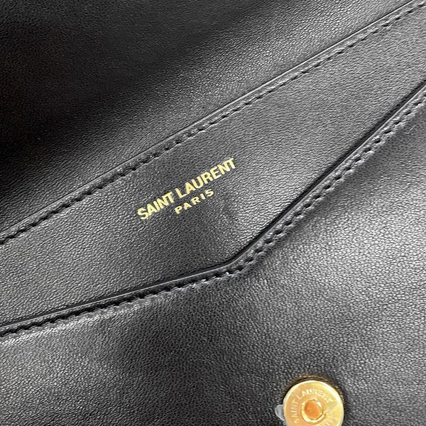 サンローランパリ クラッチバッグ ギャビー ラムスキン 685596 SAINT LAURENT PARIS 黒