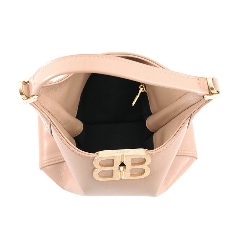 バレンシアガ ハンドバッグ BB ソフト ホーボーバッグ スモール カーフレザー 801928 BALENCIAGA 2way
