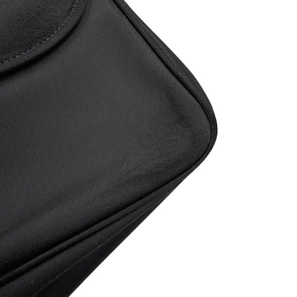 バレンシアガ ハンドバッグ Leopolda ポシェット リボン サテン 791997 BALENCIAGA 黒