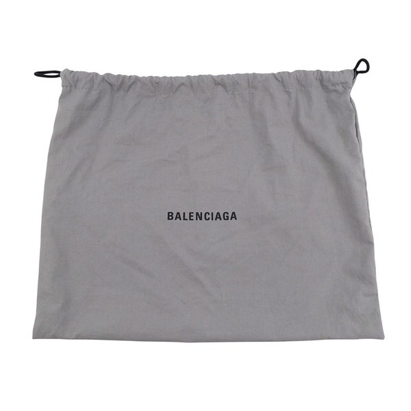 バレンシアガ ハンドバッグ Leopolda ポシェット リボン サテン 791997 BALENCIAGA 黒