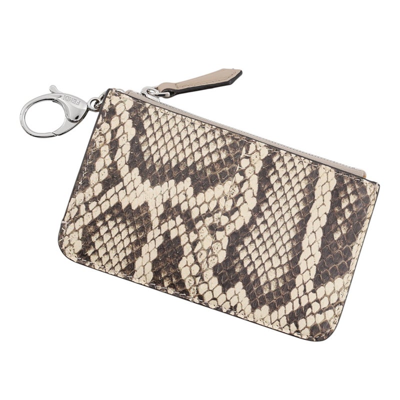 フェンディ キーケース フラグメントケース パイソン 8AP161 FENDI 財布 コインケース カードケース