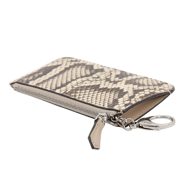 フェンディ キーケース フラグメントケース パイソン 8AP161 FENDI 財布 コインケース カードケース