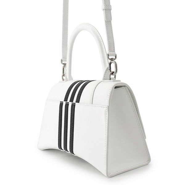 バレンシアガ ハンドバッグ アワーグラス スモール レザー 593546 BALENCIAGA 2Wayショルダー アディダス セール品 白 黒