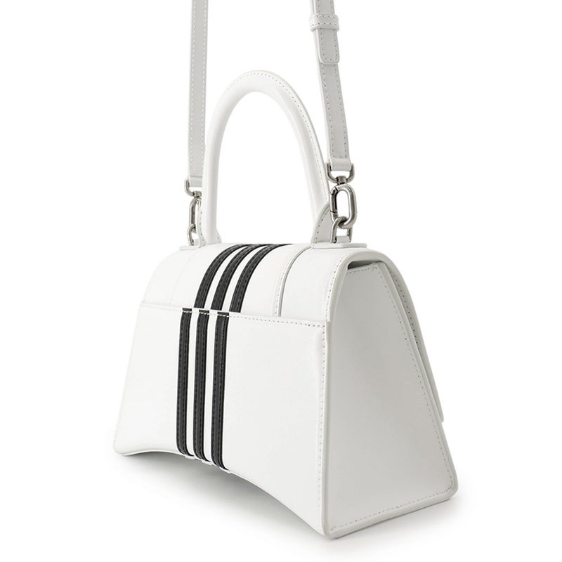 バレンシアガ ハンドバッグ アワーグラス スモール レザー 593546 BALENCIAGA 2Wayショルダー アディダス セール品 白 黒