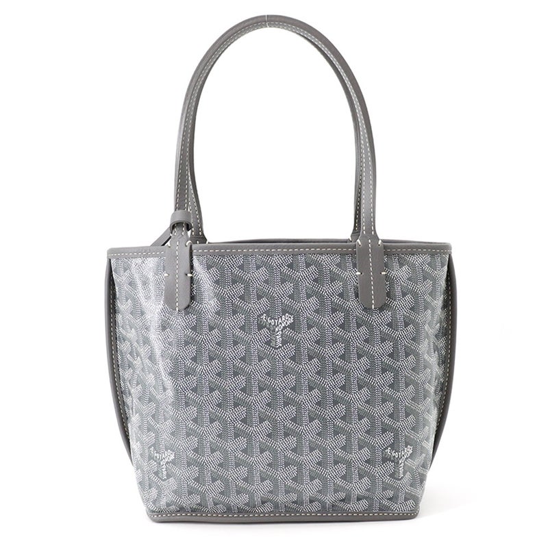 ゴヤール ハンドバッグ アンジュ ミニ リバーシブル PVC レザー ANJOUSMINCG51TY51P GOYARD ポーチ付き ヘリンボーン