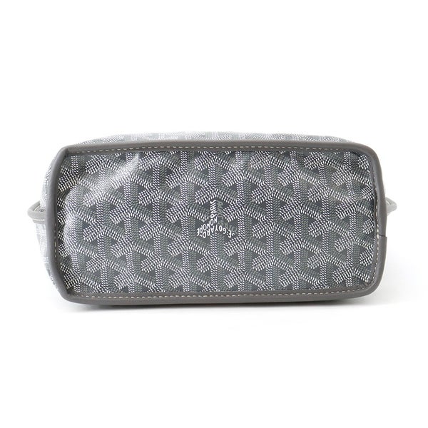 ゴヤール ハンドバッグ アンジュ ミニ リバーシブル PVC レザー ANJOUSMINCG51TY51P GOYARD ポーチ付き ヘリンボーン