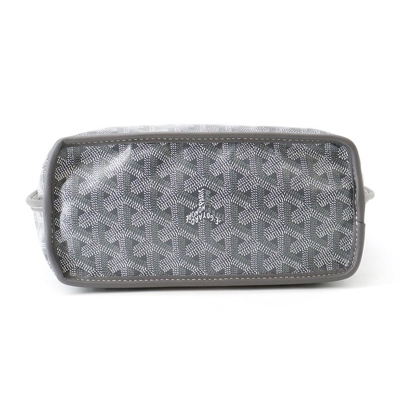 ゴヤール ハンドバッグ アンジュ ミニ リバーシブル PVC レザー ANJOUSMINCG51TY51P GOYARD ポーチ付き ヘリンボーン