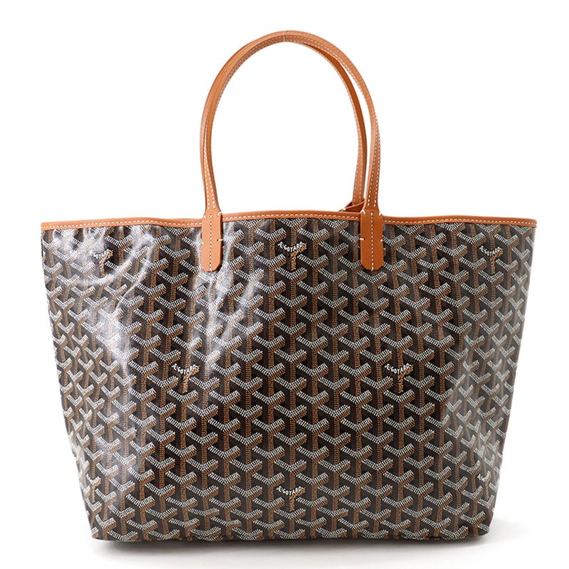 ゴヤール トートバッグ サンルイPM PVC レザー STLOUIPMLTY01CL03P GOYARD ポーチ付き ヘリンボーン 黒