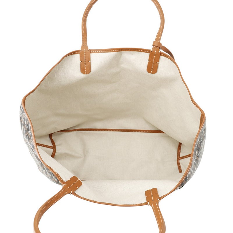 ゴヤール トートバッグ サンルイPM PVC レザー STLOUIPMLTY01CL03P GOYARD ポーチ付き ヘリンボーン 黒