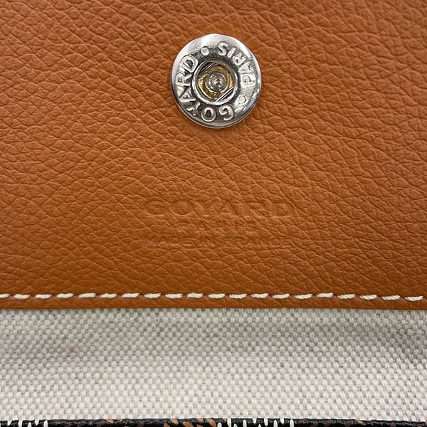ゴヤール トートバッグ サンルイPM PVC レザー STLOUIPMLTY01CL03P GOYARD ポーチ付き 黒 ヘリンボーン