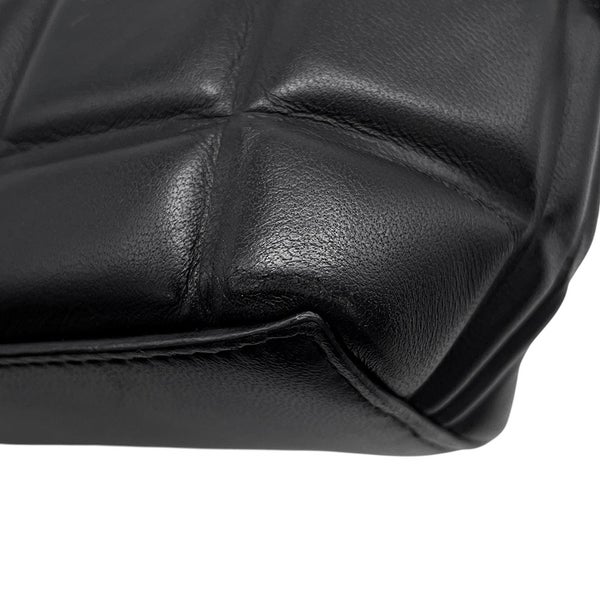ボッテガヴェネタ チェーンショルダーバッグ パテッド ハーフムーン ミニ レザー  593165 BOTTEGA VENETA バッグ 黒