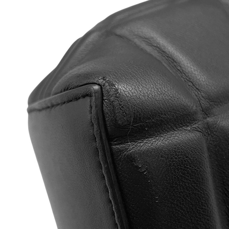 ボッテガヴェネタ チェーンショルダーバッグ パテッド ハーフムーン ミニ レザー  593165 BOTTEGA VENETA バッグ 黒