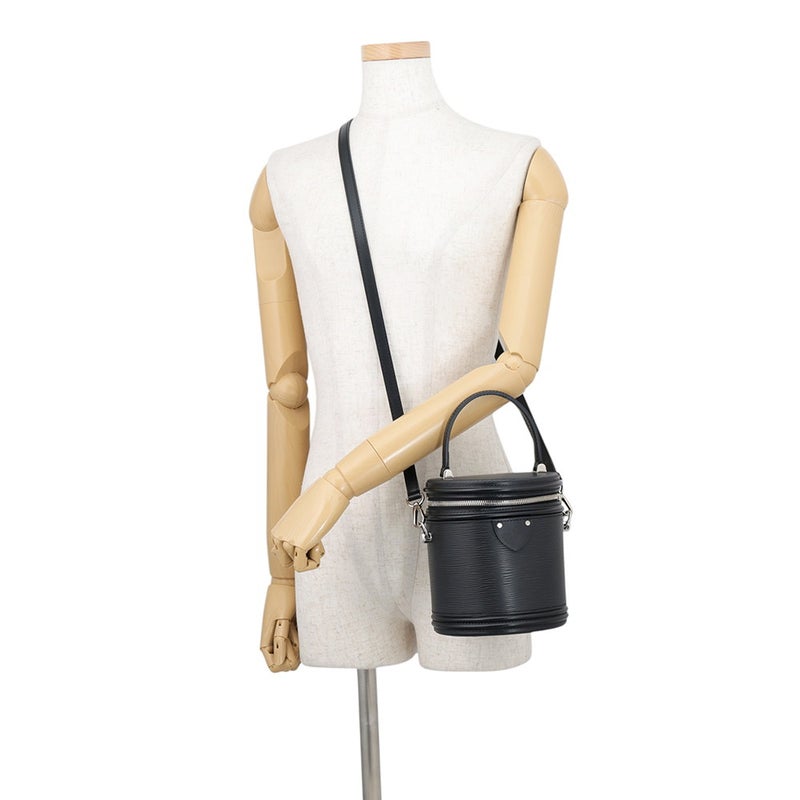 ルイヴィトン ハンドバッグ エピ カンヌ M52226 LOUIS VUITTON ヴィトン バッグ 2wayショルダーバッグ ブラック 黒