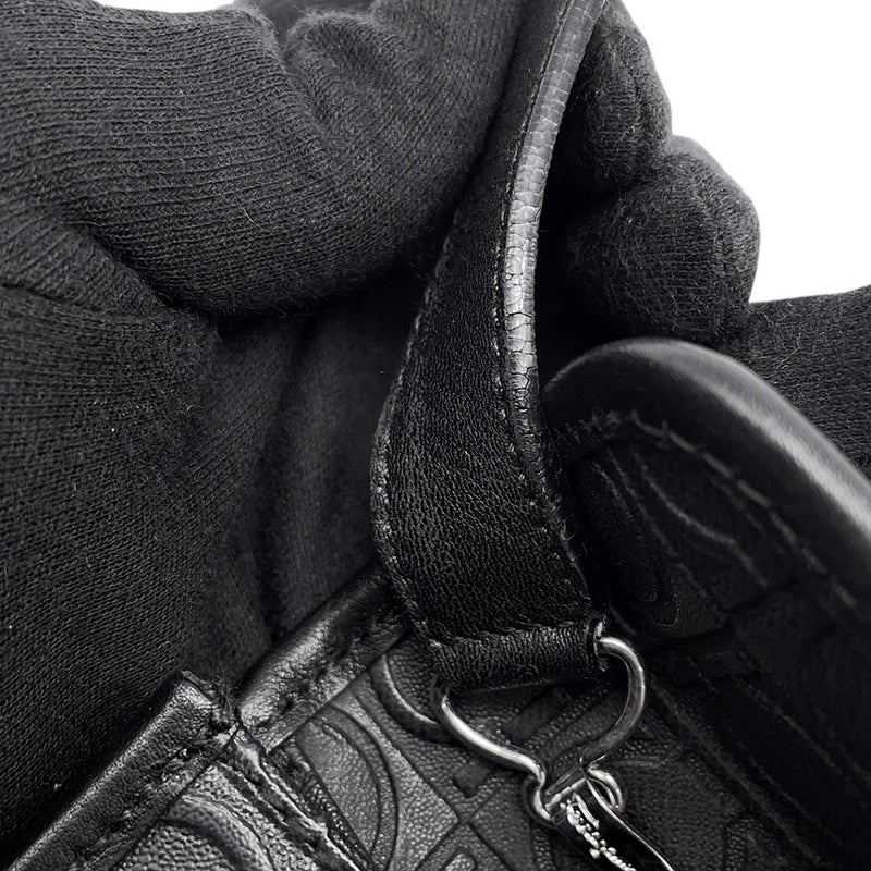 サルヴァトーレ・フェラガモ ショルダーバッグ ガンチーニ レザー Ferragamo バッグ 黒