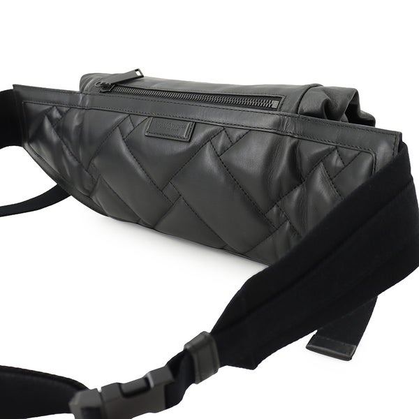 ボッテガヴェネタ ボディバッグ パーフォレイテッド クロスボディ レザー 578540 BOTTEGA VENETA バッグ 黒