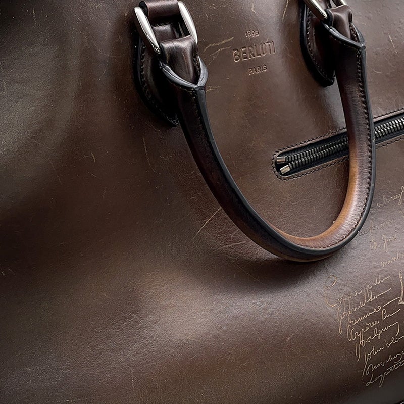 ベルルッティ ビジネスバッグ ドゥジュール スクリットレザー Berluti ２wayショルダー メンズ