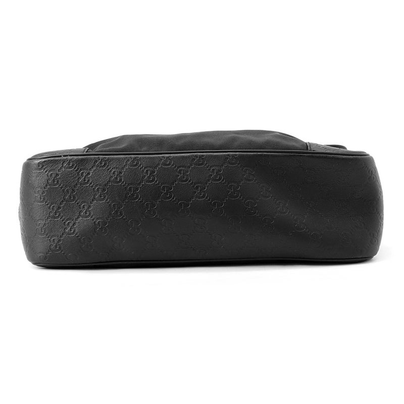 グッチ ショルダーバッグ GGエンボス ナイロン/レザー 162419 GUCCI バッグ 黒