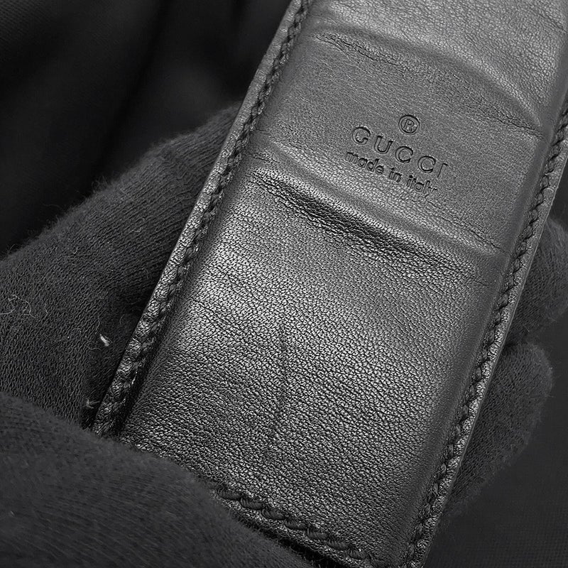 グッチ ショルダーバッグ GGエンボス ナイロン/レザー 162419 GUCCI バッグ 黒
