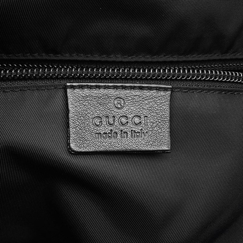グッチ ショルダーバッグ GGエンボス ナイロン/レザー 162419 GUCCI バッグ 黒