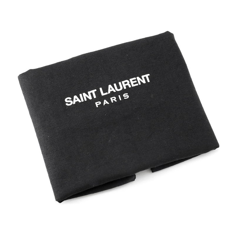 サンローランパリ チェーンショルダーバッグ ケイト モノグラム パテント 354120 SAINT LAURENT PARIS 黒