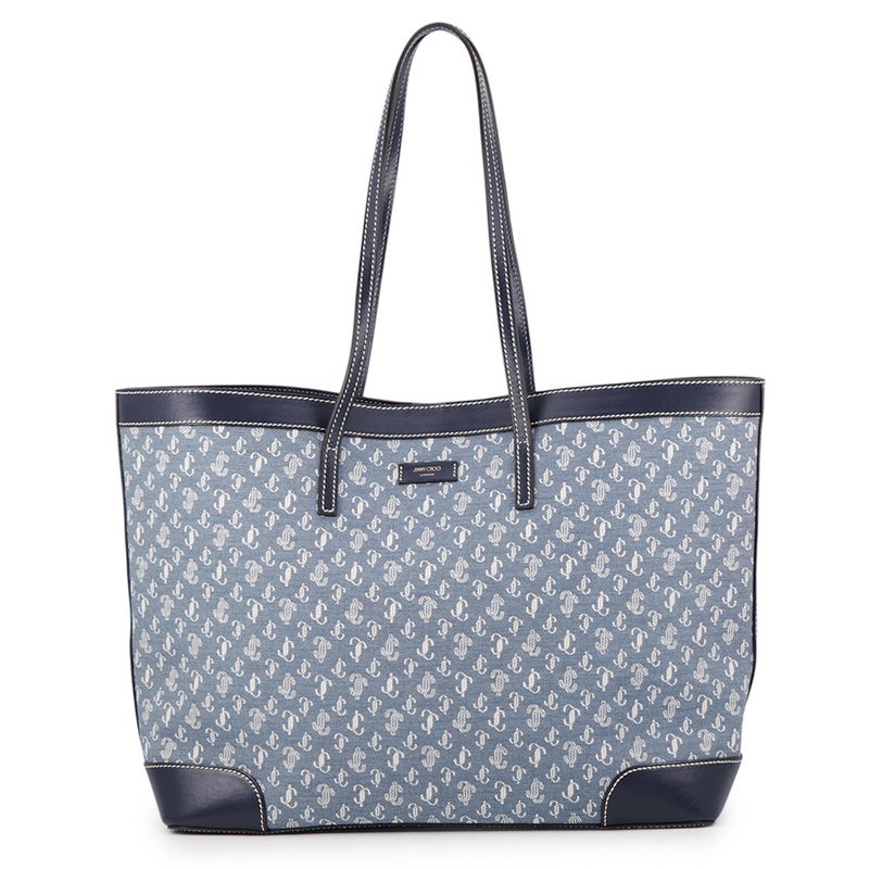 ジミーチュウ トートバッグ NINE 2 FINE キャンバス レザー JIMMY CHOO バッグ