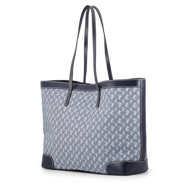 ジミーチュウ トートバッグ NINE 2 FINE キャンバス レザー JIMMY CHOO バッグ