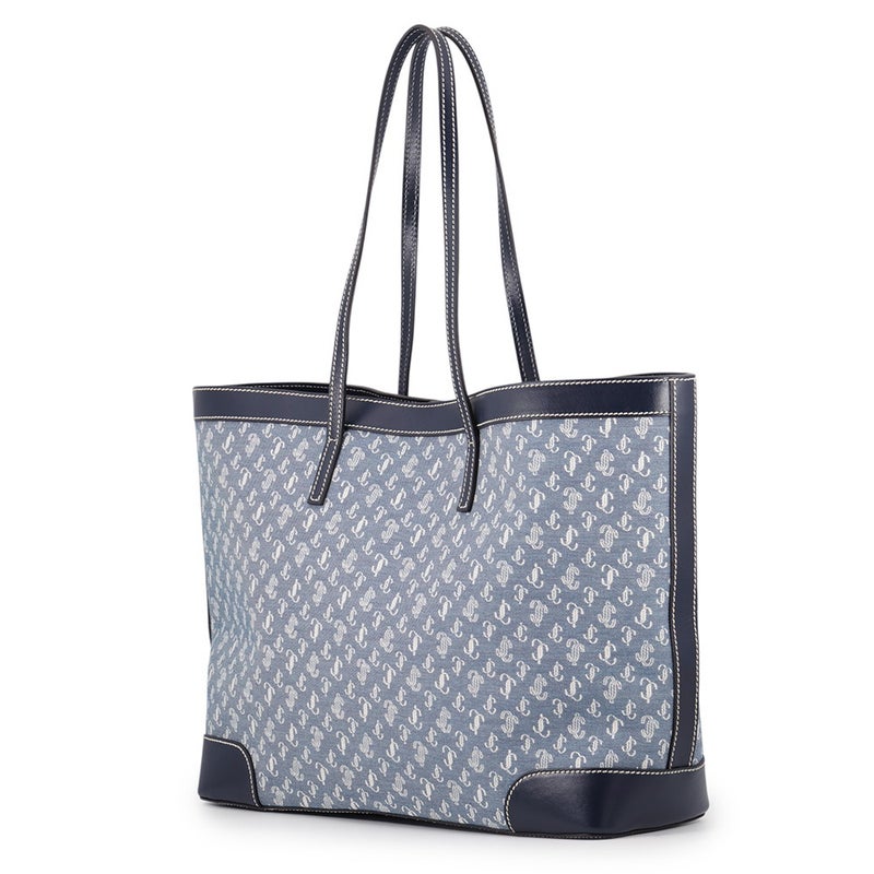 ジミーチュウ トートバッグ NINE 2 FINE キャンバス レザー JIMMY CHOO バッグ