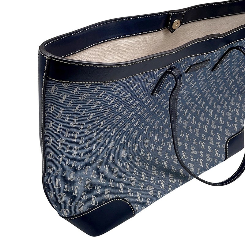 ジミーチュウ トートバッグ NINE 2 FINE キャンバス レザー JIMMY CHOO バッグ