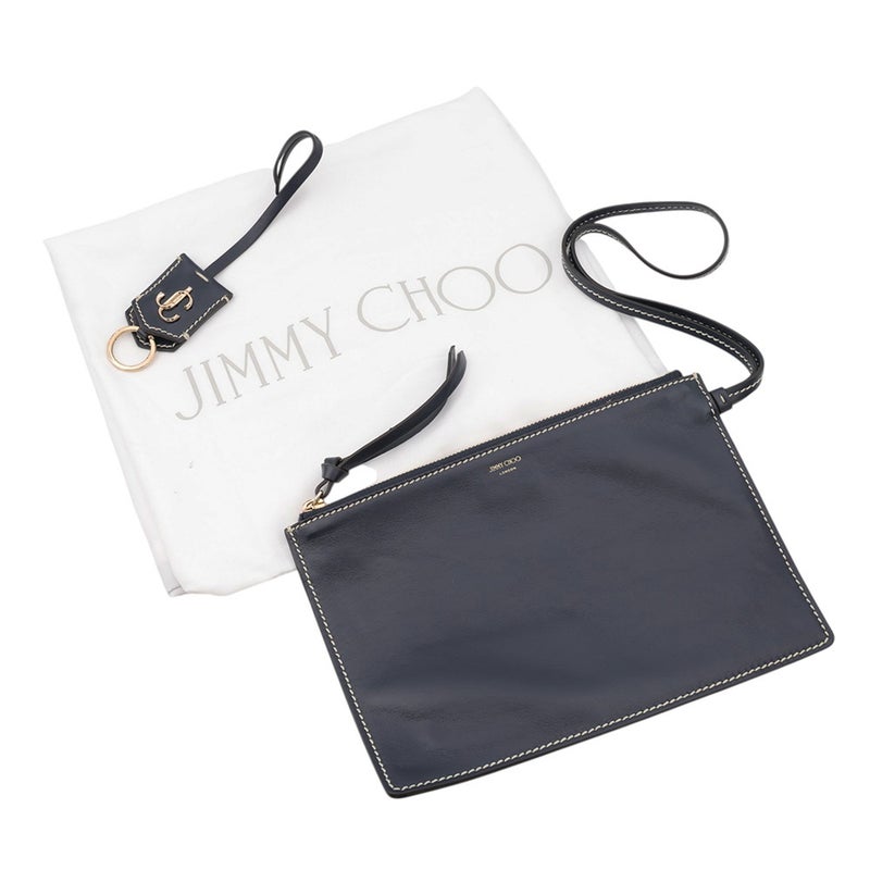 ジミーチュウ トートバッグ NINE 2 FINE キャンバス レザー JIMMY CHOO バッグ