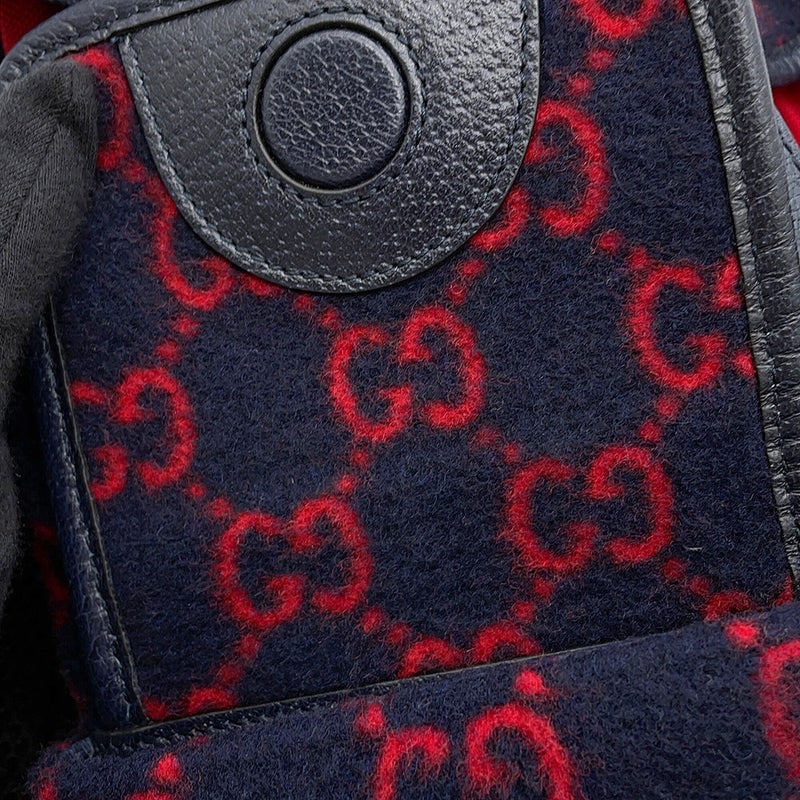 グッチ リュック GGウール レザー/ウール 598184 GUCCI バッグ バックパック