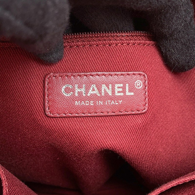 シャネル トートバッグ ドーヴィルライン トートPM ココマーク キャンバス/レザー A66939 CHANEL バッグ チェーン