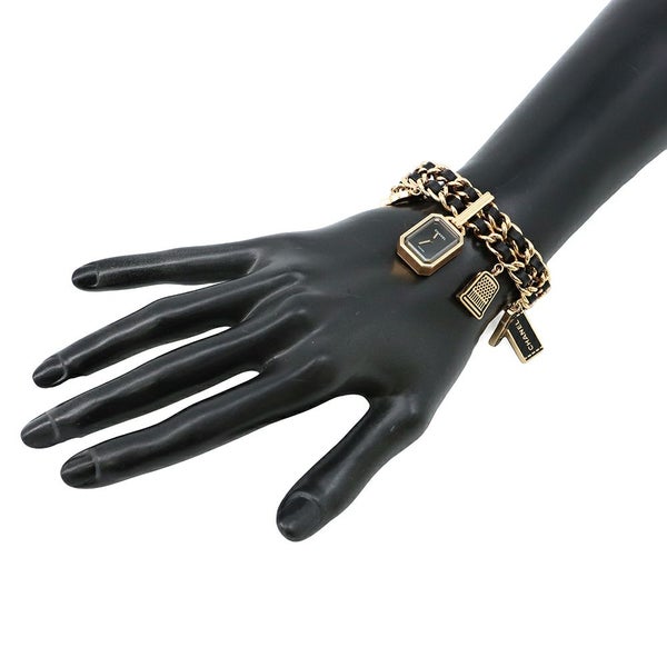 シャネル プルミエール チャーム クチュール M 限定モデル H9859 黒文字盤 レディース クォーツ