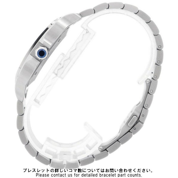 カルティエ サントス ドゥ カルティエ LM WSSA0018 Cartier 腕時計 シルバー文字盤