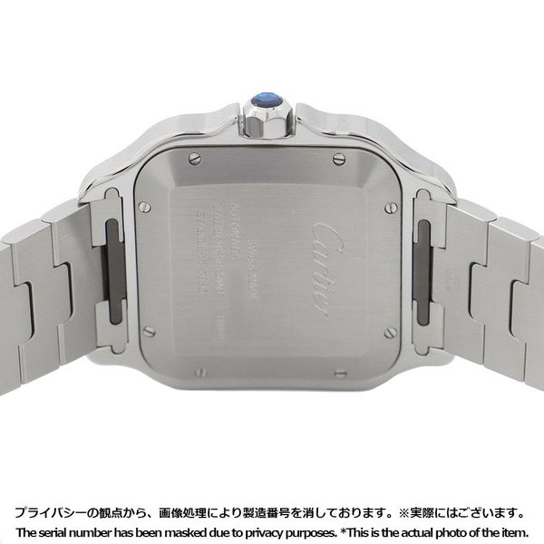 カルティエ サントス ドゥ カルティエ LM WSSA0018 Cartier 腕時計 シルバー文字盤