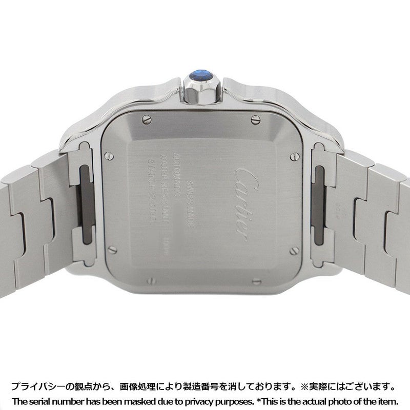 カルティエ サントス ドゥ カルティエ LM WSSA0018 Cartier 腕時計 シルバー文字盤