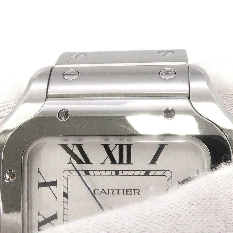 カルティエ サントス ドゥ カルティエ LM WSSA0018 Cartier 腕時計 シルバー文字盤