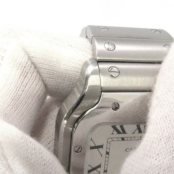 カルティエ サントス ドゥ カルティエ LM WSSA0018 Cartier 腕時計 シルバー文字盤