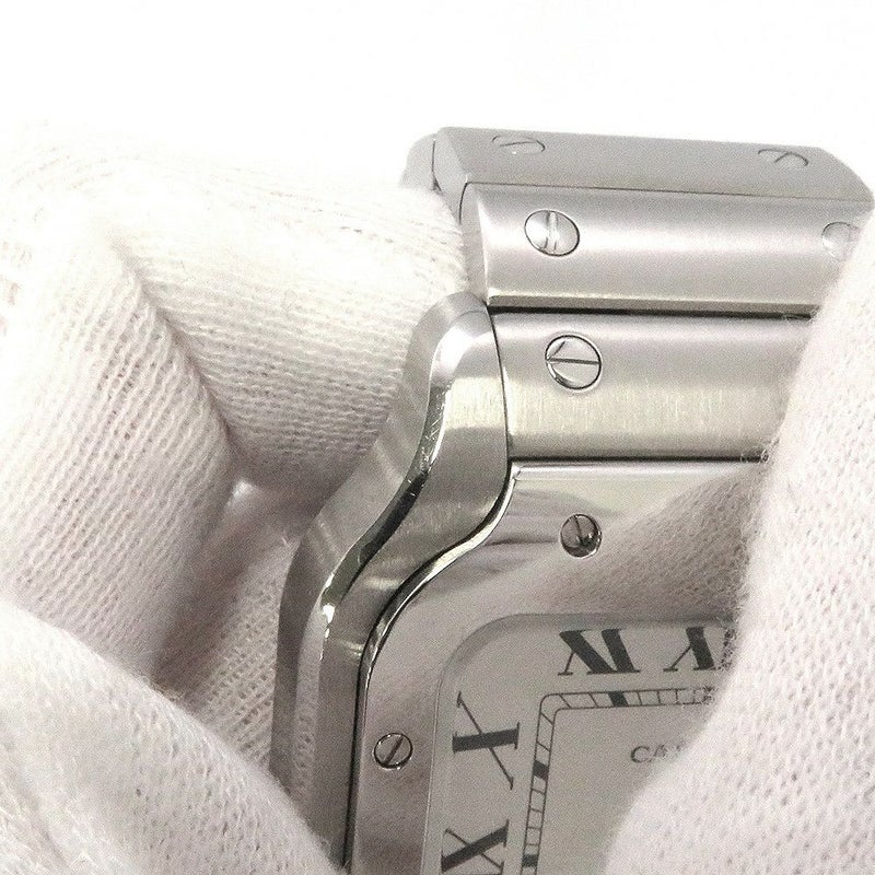 カルティエ サントス ドゥ カルティエ LM WSSA0018 Cartier 腕時計 シルバー文字盤