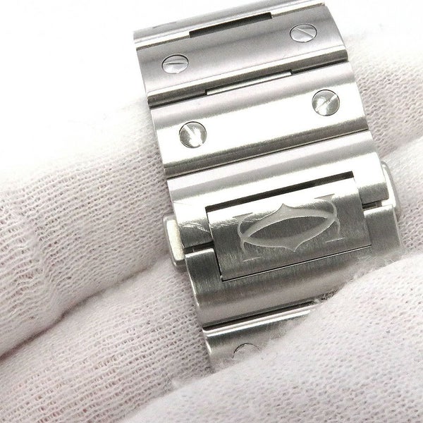 カルティエ サントス ドゥ カルティエ LM WSSA0018 Cartier 腕時計 シルバー文字盤