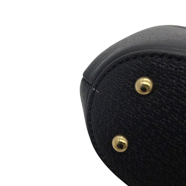 グッチ ハンドバッグ バンブー レザー 746251 GUCCI 2wayチェーンショルダーバッグ 黒