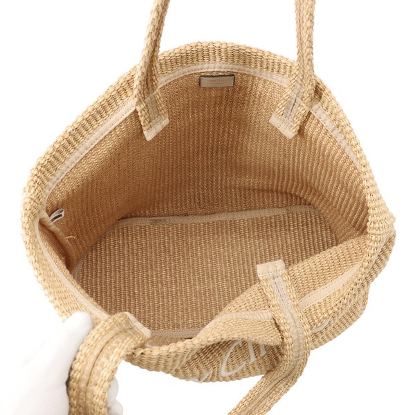 ジミーチュウ トートバッグ ラフィア ロゴ JIMMY CHOO バッグ