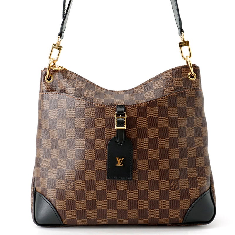 ルイヴィトン ショルダーバッグ ダミエ・エベヌ オデオン NM MM N50062 LOUIS VUITTON バッグ 黒 ブラック