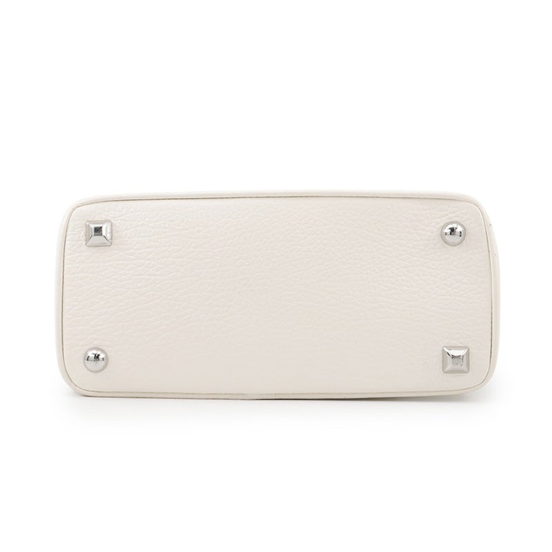 メゾンマルジェラ ハンドバッグ 5AC ミニ ドローストリングバッグ レザー キャンバス SB3WD0005 Maison Margiela 2WAY 白