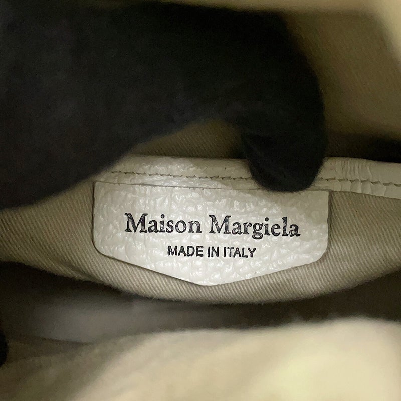 メゾンマルジェラ ハンドバッグ 5AC ミニ ドローストリングバッグ レザー キャンバス SB3WD0005 Maison Margiela 2WAY 白