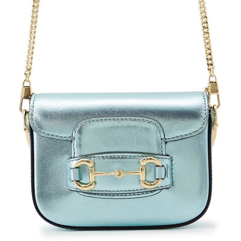 グッチ チェーンショルダーバッグ ホースビット 1955 ナノ レザー 760253 GUCCI